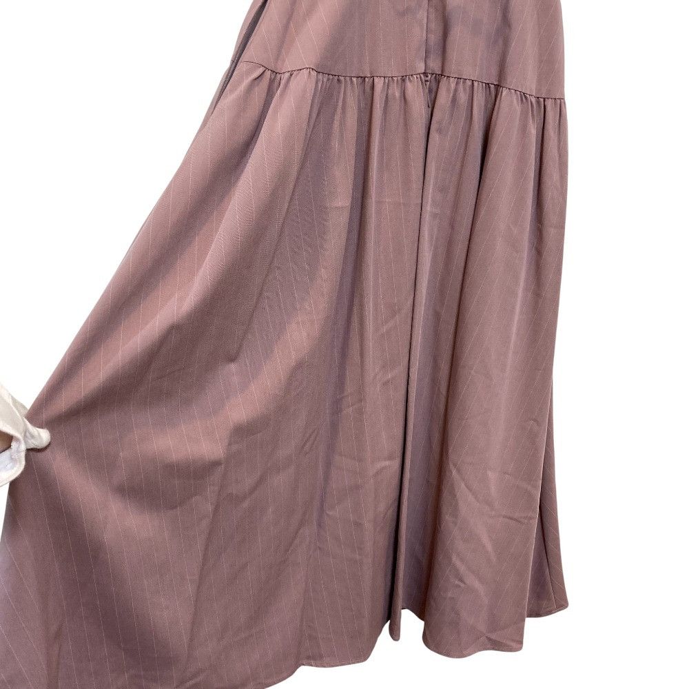 Other Other Herlipto Pin-Stripe Belted Flared Dress Dress Textile Dresses DUTY FREE for USA Size ONE SIZE - 7 Thumbnail