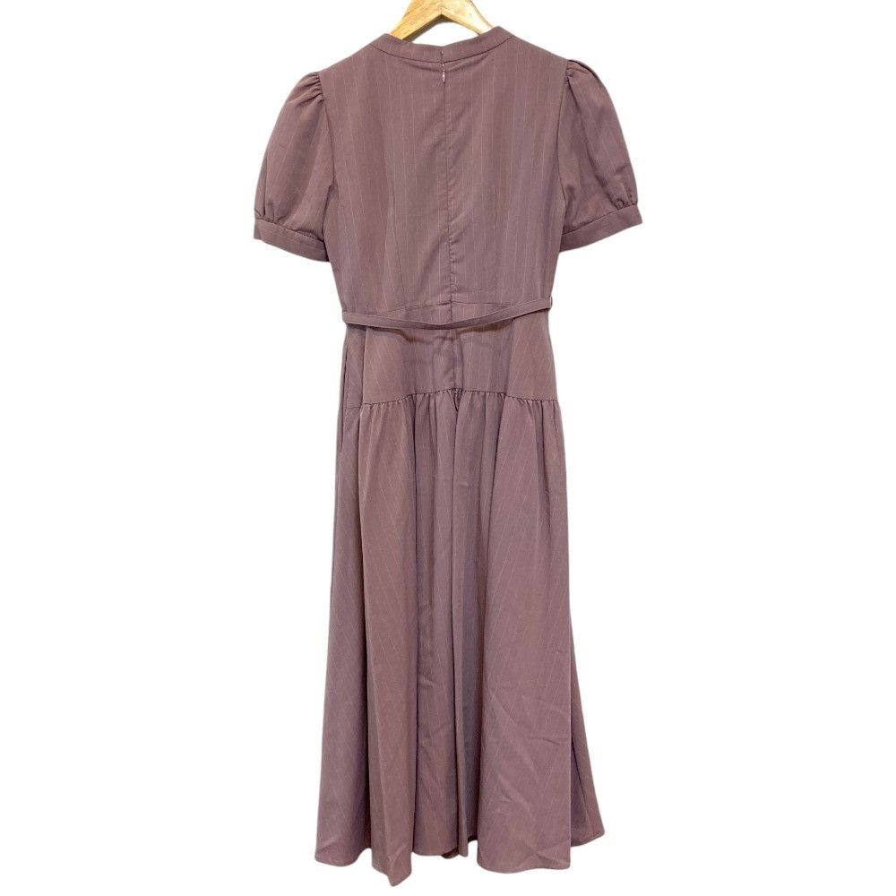 Other Other Herlipto Pin-Stripe Belted Flared Dress Dress Textile Dresses DUTY FREE for USA Size ONE SIZE - 2 Thumbnail