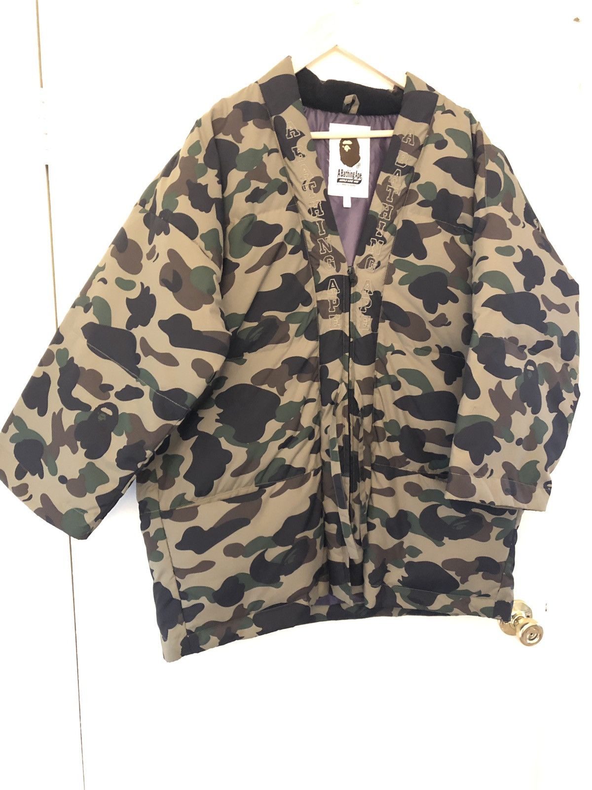 Bape 1st Camo Hanten Light Down Jacket | Grailed