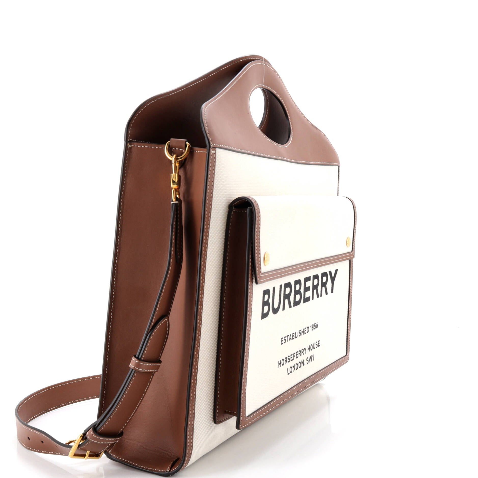 Burberry Logo Pocket Tote Size ONE SIZE - 2 Thumbnail
