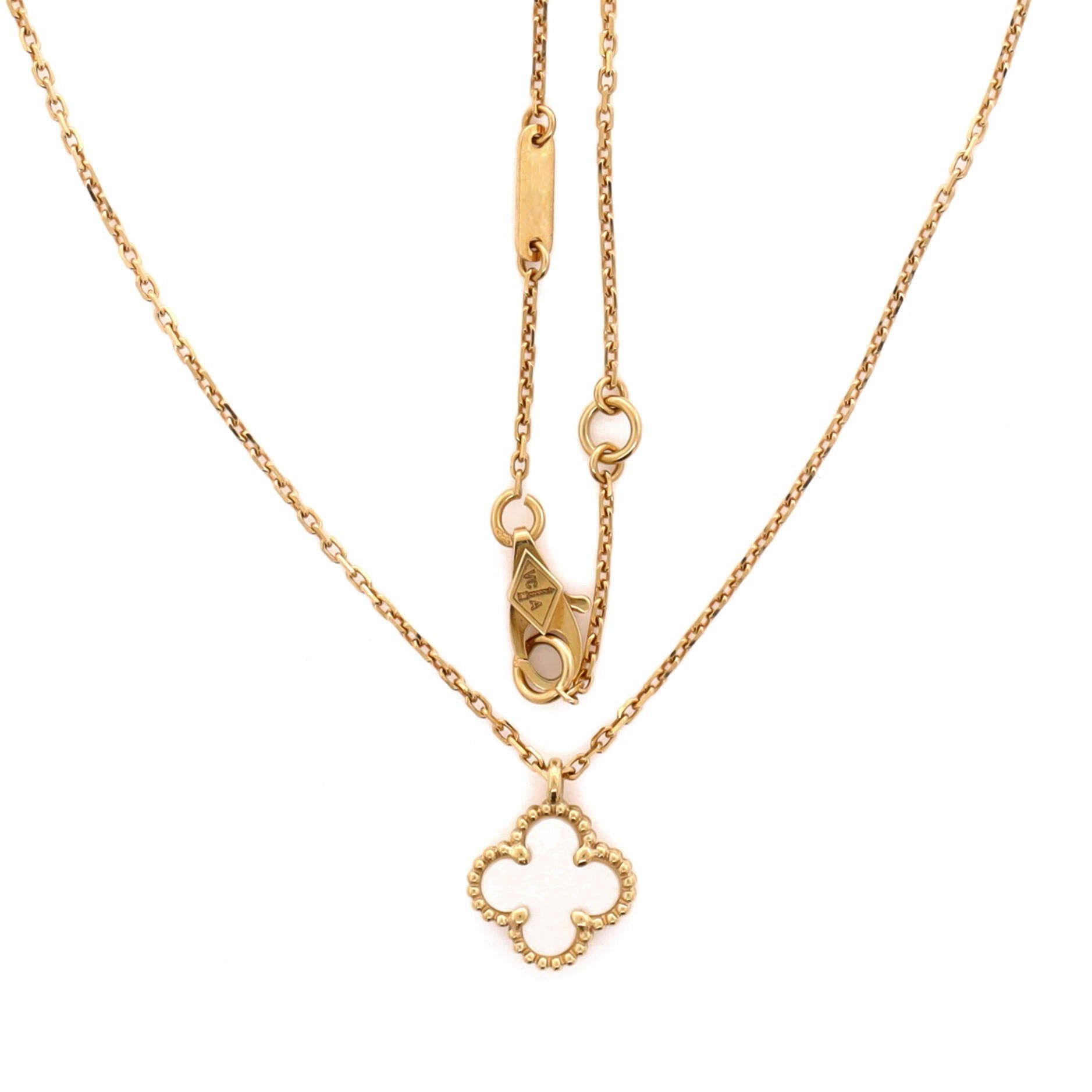 Van Cleef & Arpels Sweet Alhambra Pendant Necklace Size ONE SIZE - 4 Thumbnail