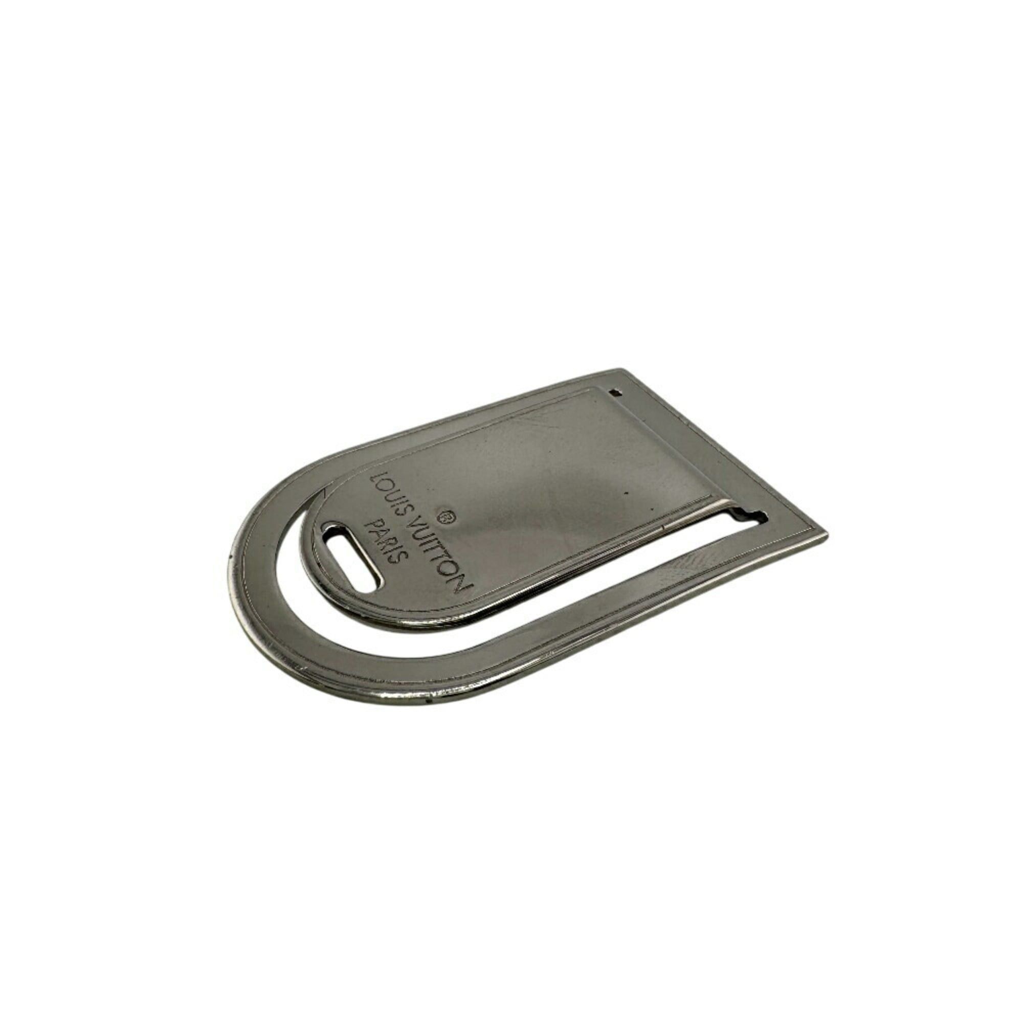 Louis Vuitton LOUIS VUITTON M65067 Porte-Adresse Money Clip, Silver, Unisex Size ONE SIZE - 7 Thumbnail