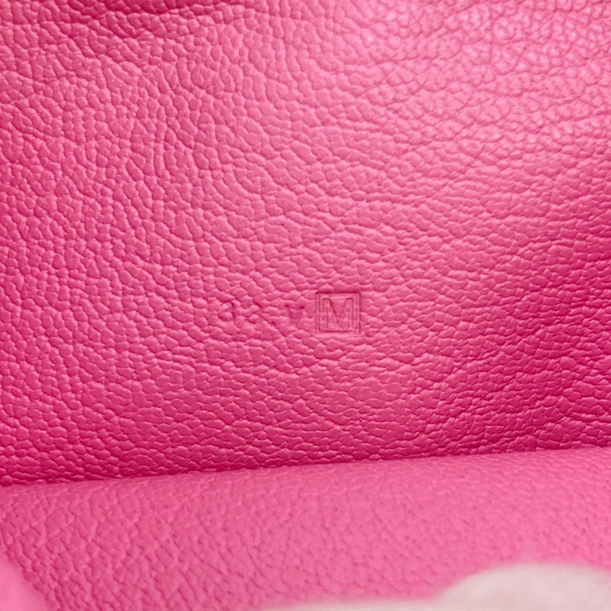 Hermes HERMES Bearn Soufflet Long Wallet, Bifold, Pink, Women's Size ONE SIZE - 15 Thumbnail