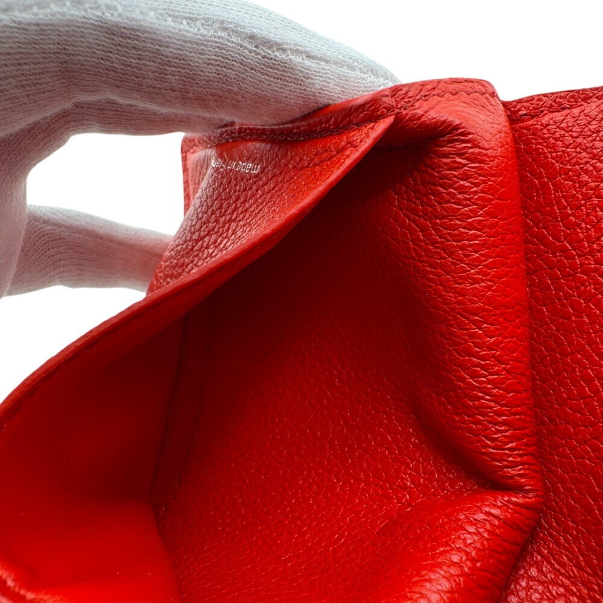 Louis Vuitton LOUIS VUITTON M82103 LV×YK Portefeuillek Yayoi Kusama Collaboration Polka Dot Monogram Empreinte Bifold Wallet Red Women's Size ONE SIZE - 10 Thumbnail