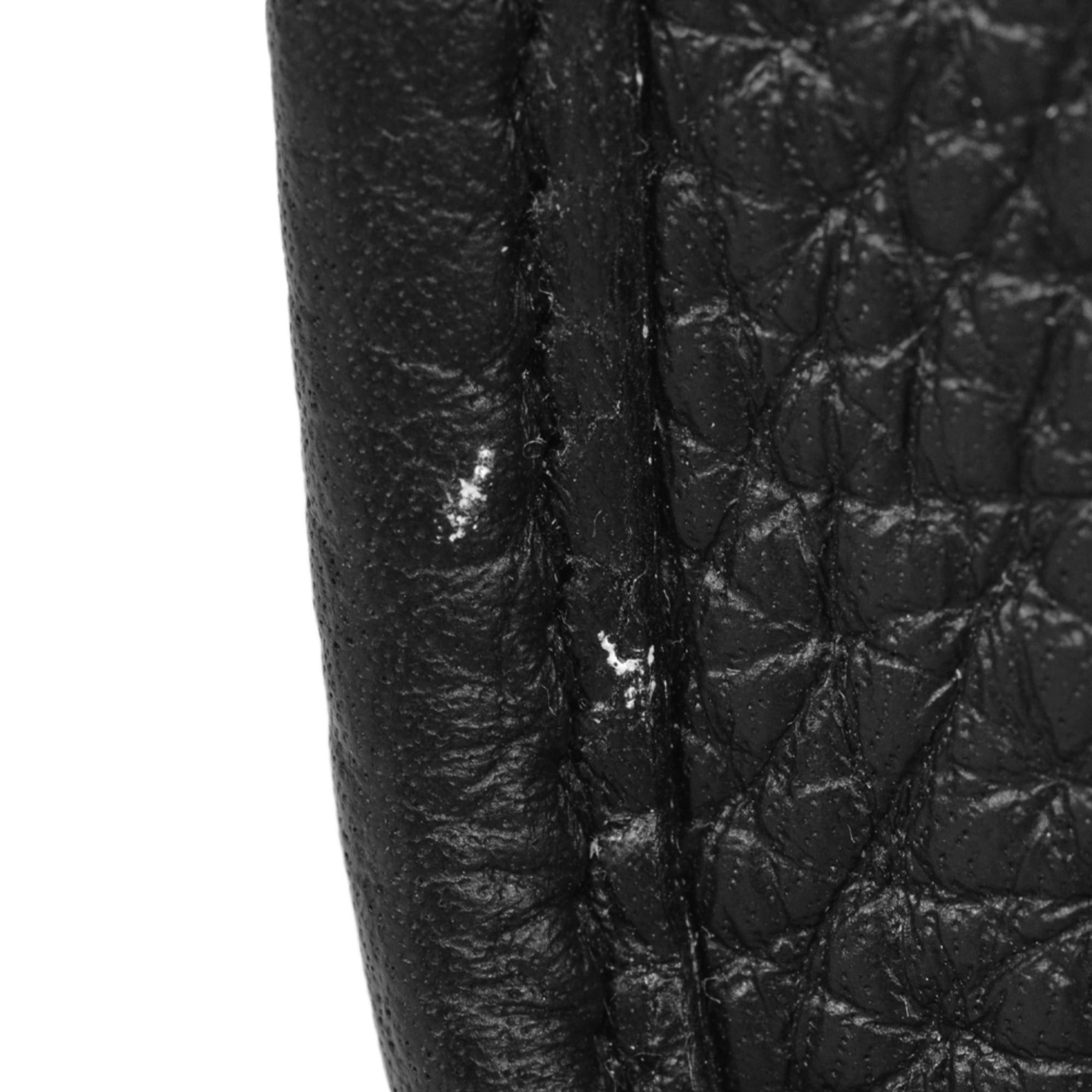 Hermes Hermès Evelyn TPM Shoulder Bag in Taurillon Clemence Leather with B Stamp and Black Silver Hardware