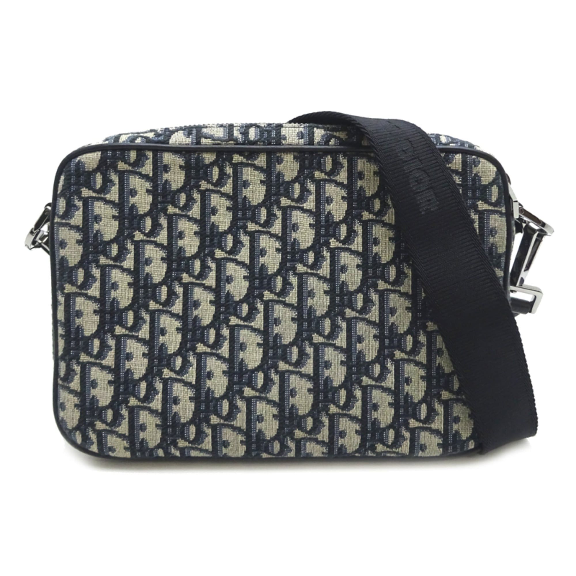 Dior Christian Dior Saddle 3-in-1 Shoulder Bag for Men and Women, 1ADP0276YKY-H27E, Jacquard, Navy Size ONE SIZE - 2 Thumbnail