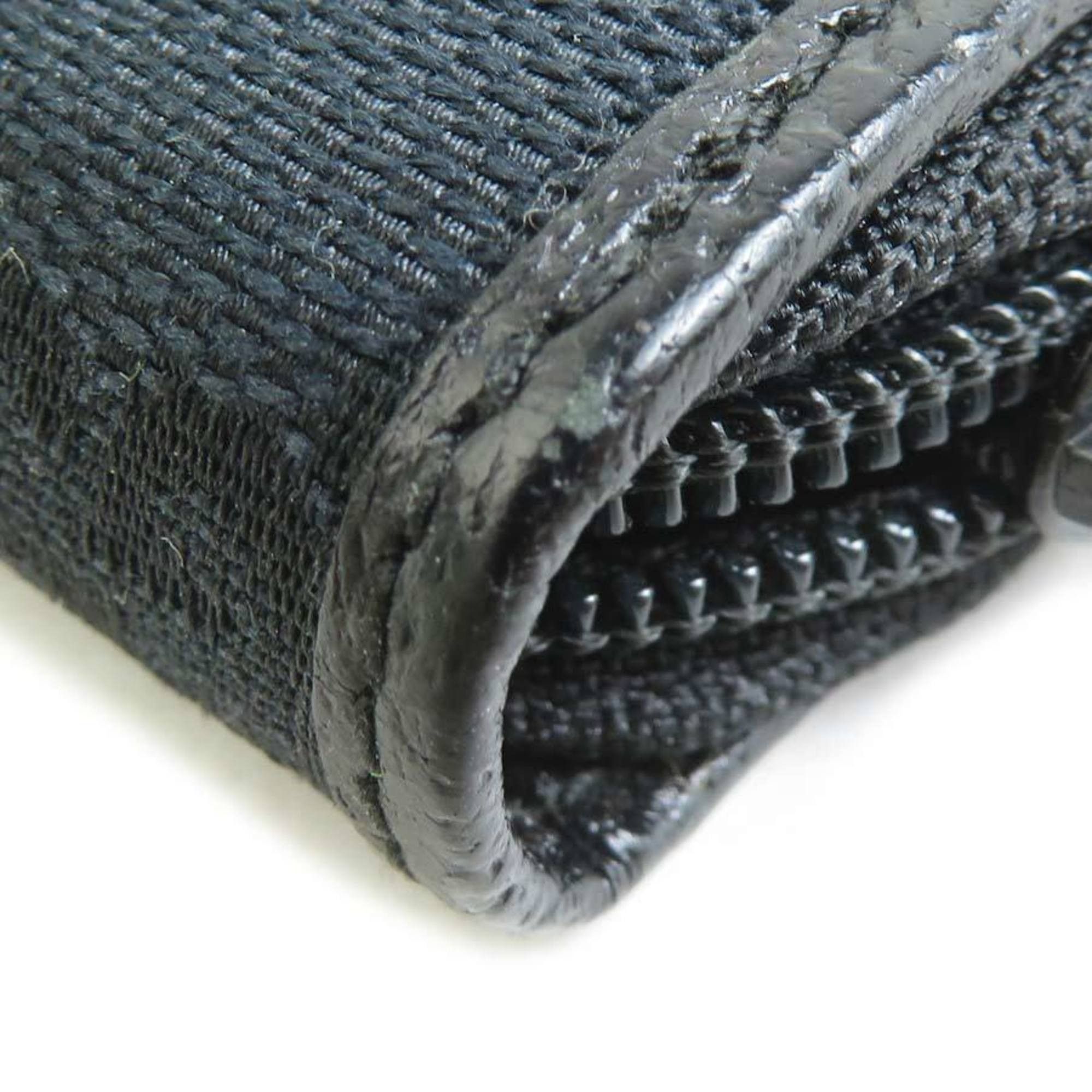 Gucci Gucci GG Canvas/Leather Coin Purse, Black, Unisex, 115255, H31909a Size ONE SIZE - 4 Thumbnail