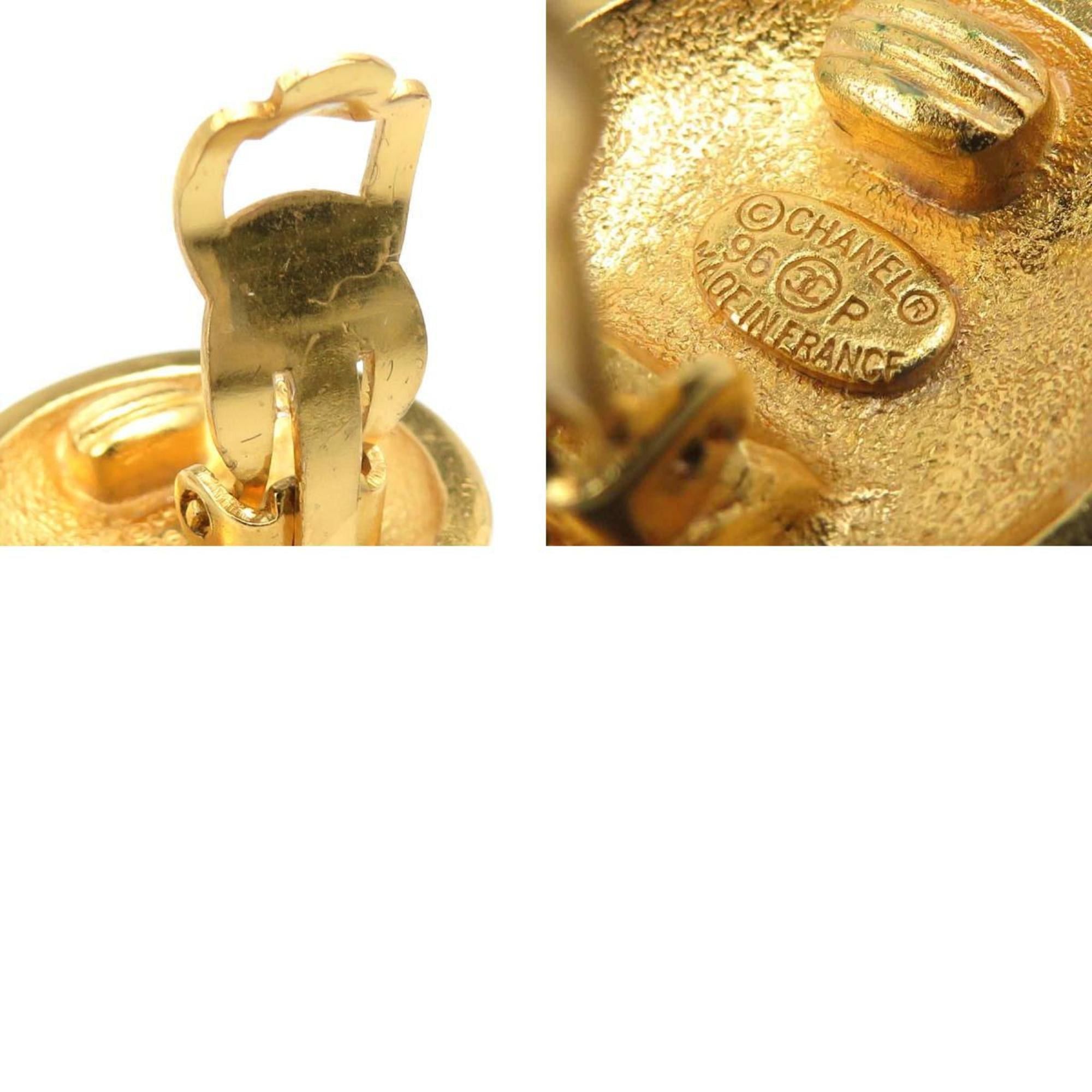Chanel CHANEL Coco Mark Metal Gold Earrings for Women e61411i Size ONE SIZE - 5 Thumbnail