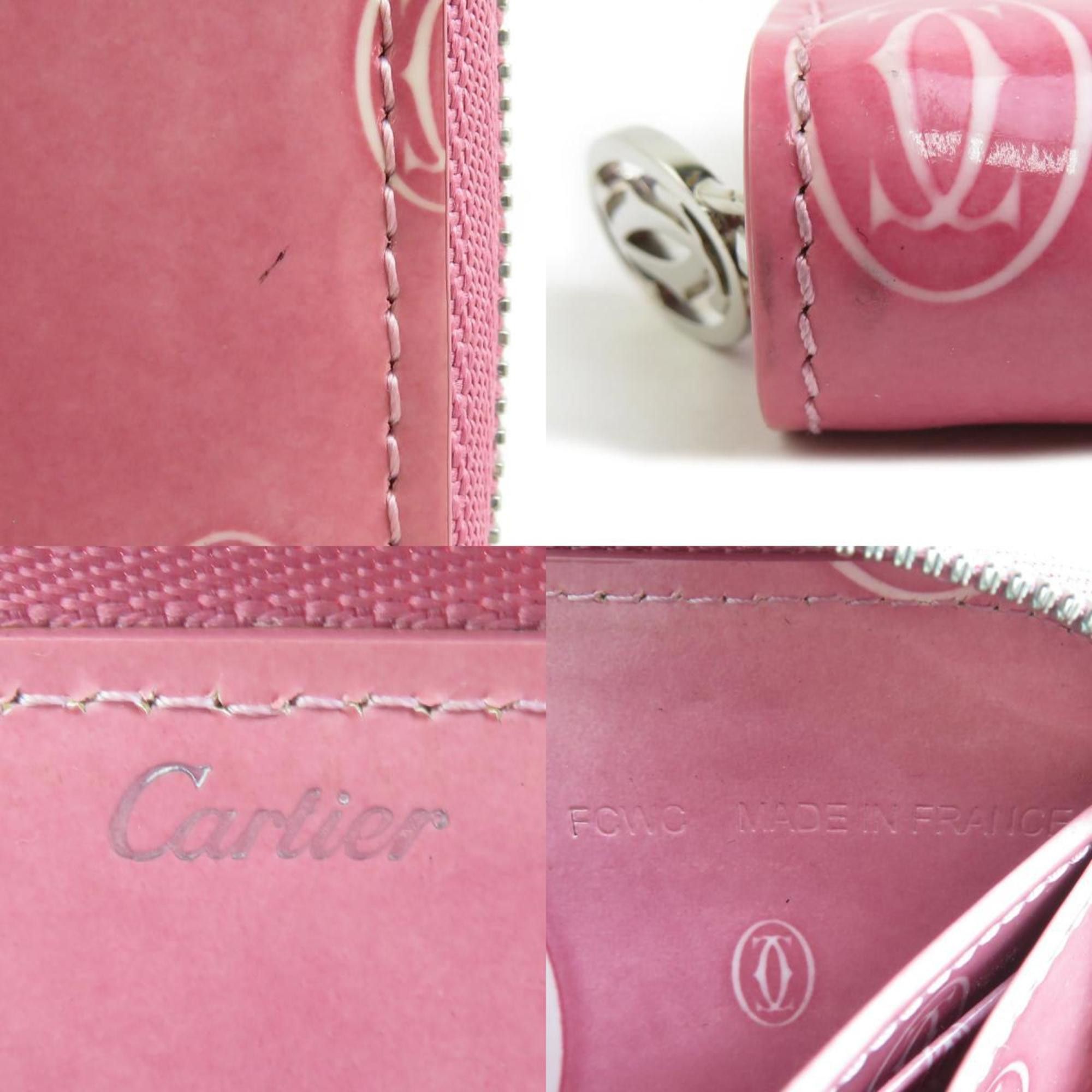 Cartier Cartier Happy Birthday round long wallet in pink leather for women (h31906g) Size ONE SIZE - 5 Thumbnail