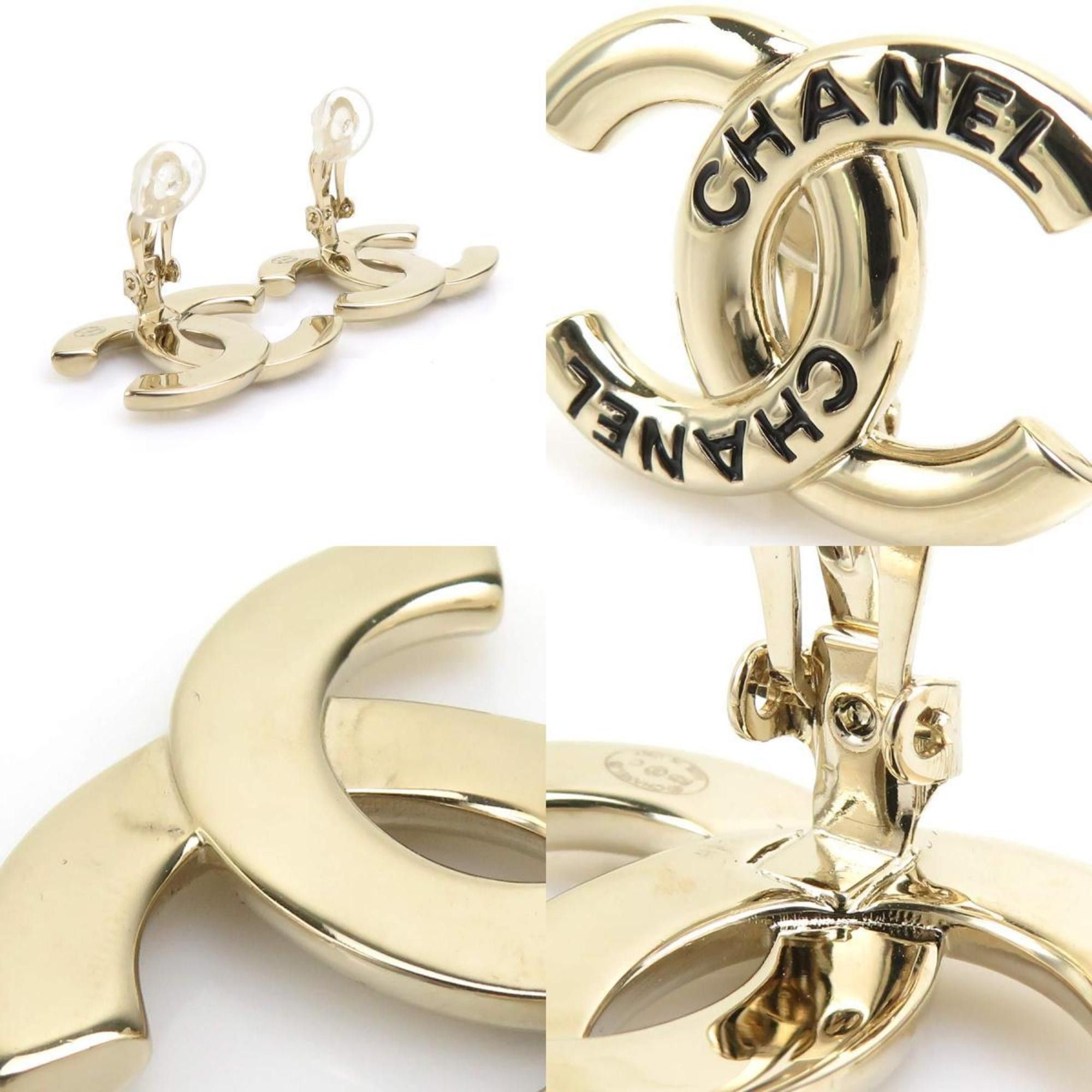 Chanel CHANEL Metal Gold Earrings for Women 56518i Size ONE SIZE - 4 Thumbnail