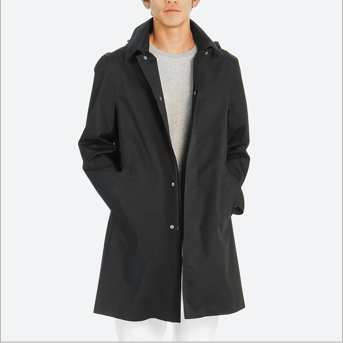 Uniqlo blocktech convertible sales collar coat