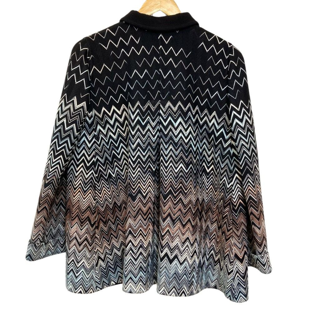 Missoni Missoni Missoni Chevron Reversible Knit Jacket Textile Outerwear DUTY FREE for USA Size ONE SIZE - 2 Thumbnail