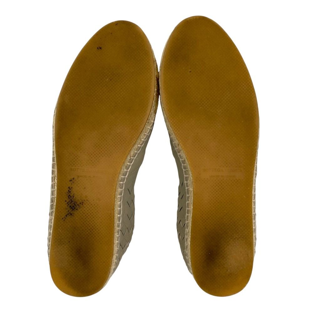 Bottega Veneta Bottega Veneta Bottega Veneta Intrecciato Leather Espadrille Slip-on Leather Shoes DUTY FREE for USA Size ONE SIZE - 7 Thumbnail