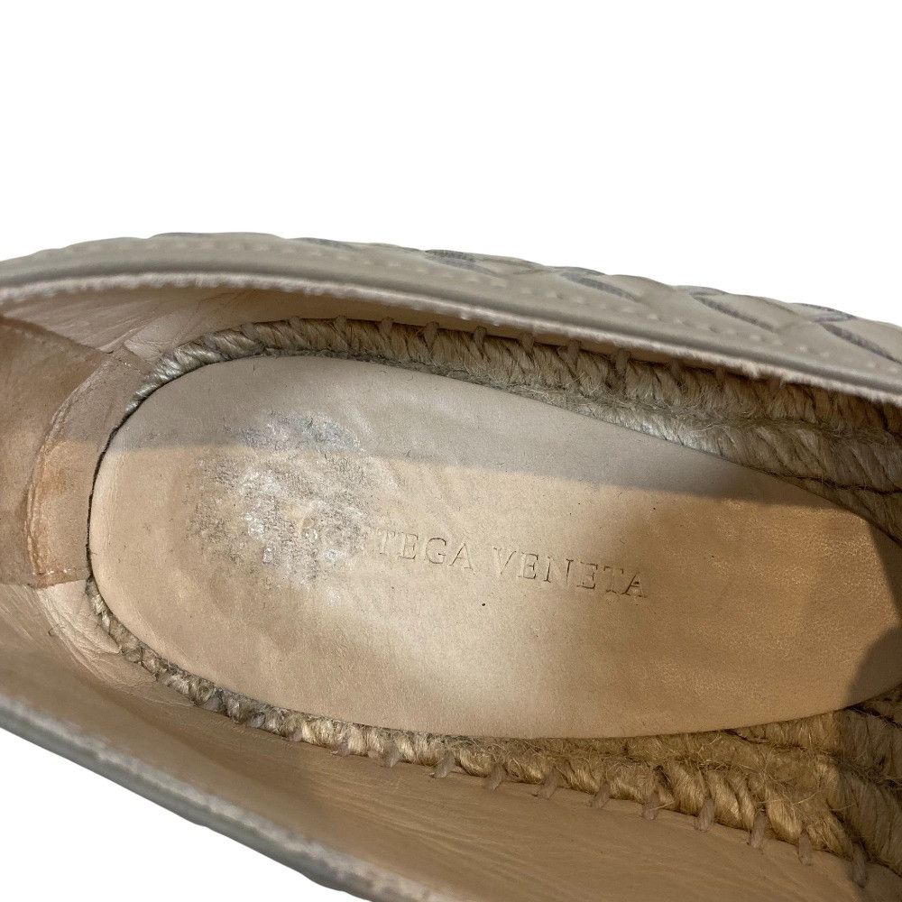 Bottega Veneta Bottega Veneta Bottega Veneta Intrecciato Leather Espadrille Slip-on Leather Shoes DUTY FREE for USA Size ONE SIZE - 8 Thumbnail