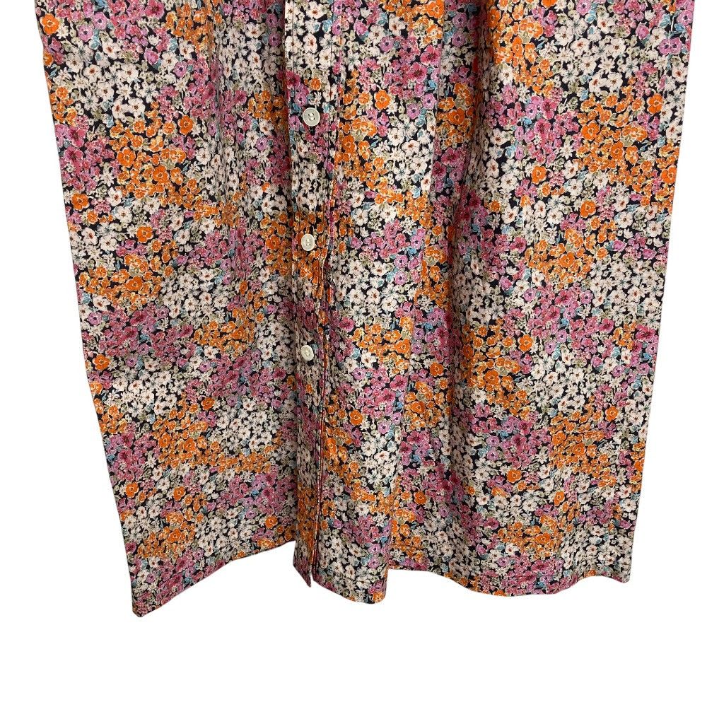 Other Other CYCLAS Flower Print Long Shirt Dress Textile Dresses 1-07-01-0009 DUTY FREE for USA Size ONE SIZE - 5 Thumbnail