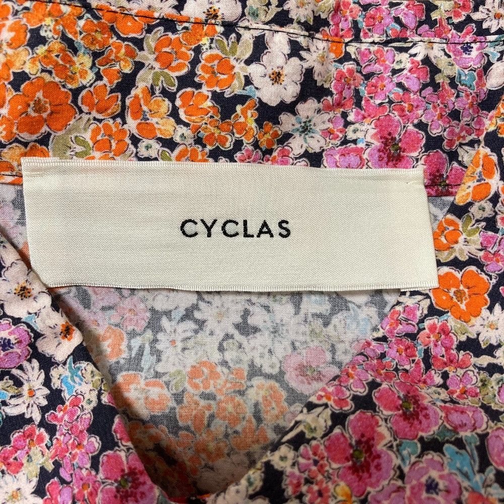 Other Other CYCLAS Flower Print Long Shirt Dress Textile Dresses 1-07-01-0009 DUTY FREE for USA Size ONE SIZE - 8 Thumbnail