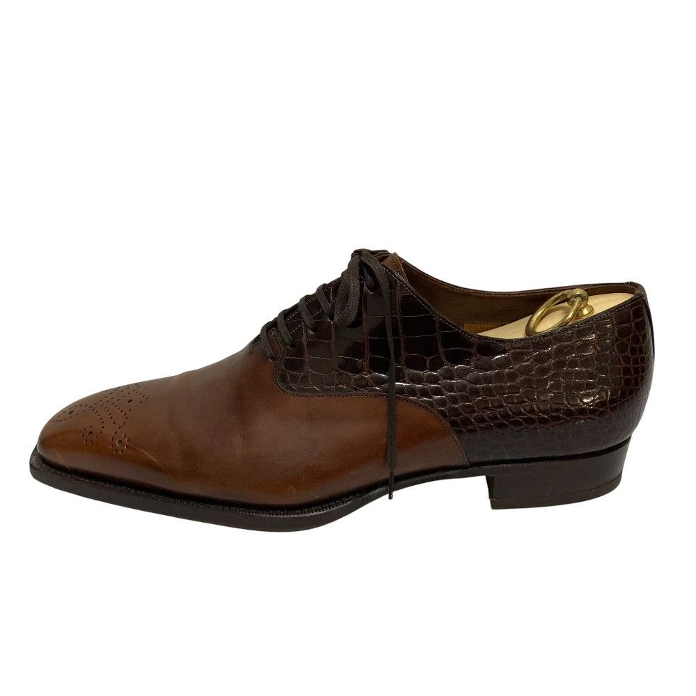 Other Other Santoni Crocodile Dress Shoes Leather Shoes DUTY FREE for USA Size ONE SIZE - 3 Thumbnail