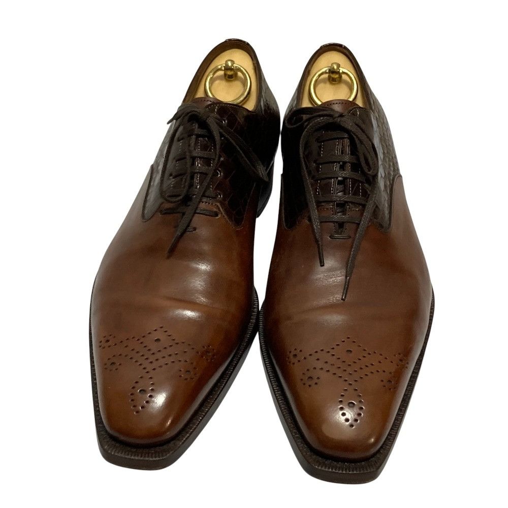 Other Other Santoni Crocodile Dress Shoes Leather Shoes DUTY FREE for USA Size ONE SIZE - 2 Thumbnail