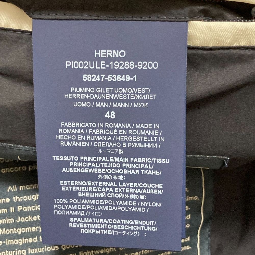 Other Other Herno Legend Down Vest Textile Outerwear DUTY FREE for USA Size ONE SIZE - 7 Thumbnail