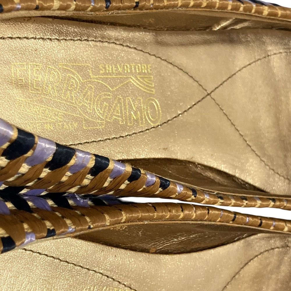 Salvatore Ferragamo Salvatore Ferragamo Salvatore Ferragamo Vara Leather Pumps Leather Shoes DUTY FREE for USA Size ONE SIZE - 11 Thumbnail