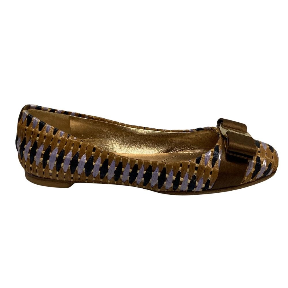 Salvatore Ferragamo Salvatore Ferragamo Salvatore Ferragamo Vara Leather Pumps Leather Shoes DUTY FREE for USA Size ONE SIZE - 5 Thumbnail