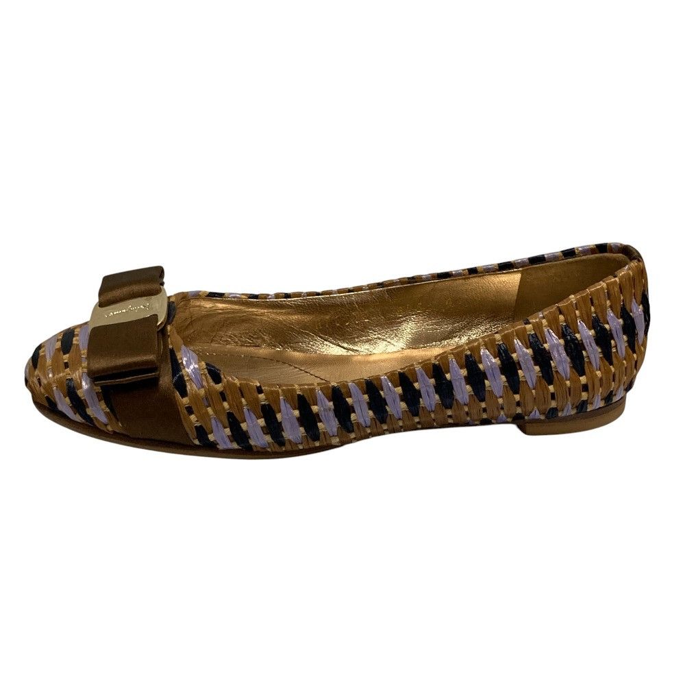 Salvatore Ferragamo Salvatore Ferragamo Salvatore Ferragamo Vara Leather Pumps Leather Shoes DUTY FREE for USA Size ONE SIZE - 3 Thumbnail