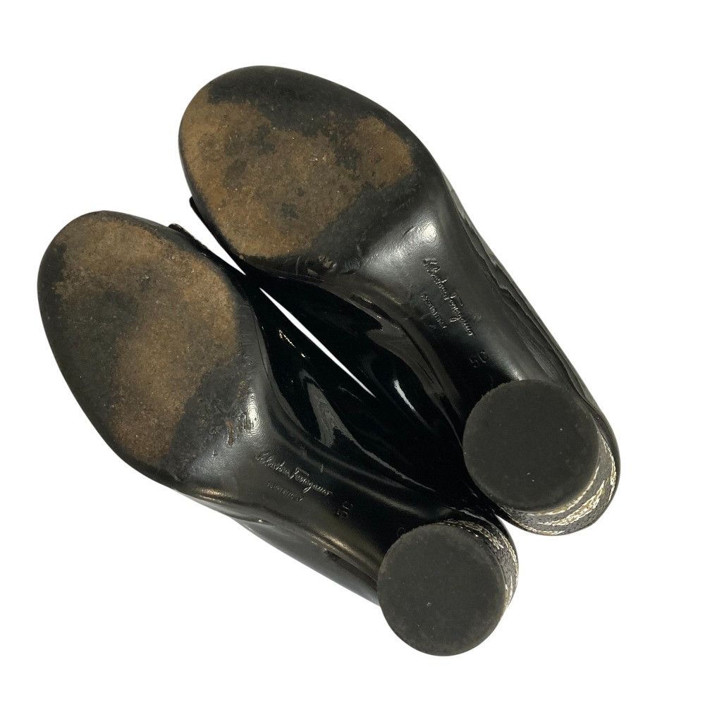 Salvatore Ferragamo Salvatore Ferragamo Salvatore Ferragamo Vara Leather Pumps Leather Shoes DUTY FREE for USA Size ONE SIZE - 6 Thumbnail