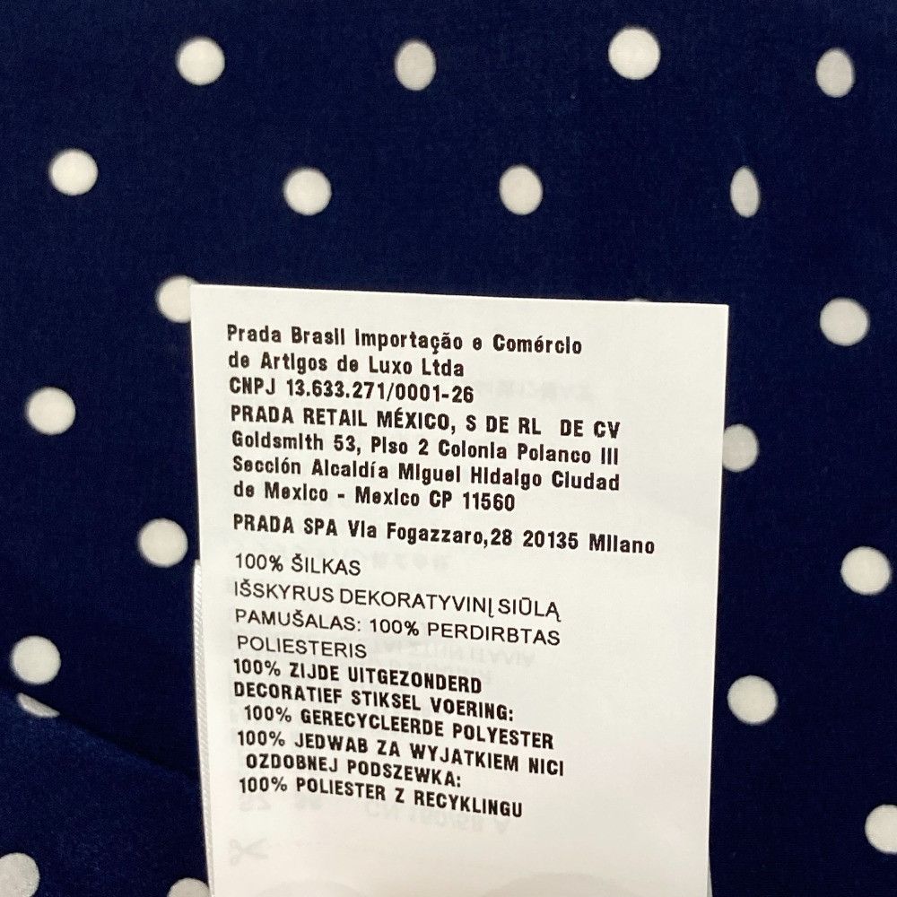 Miu Miu Miu Miu Miu Miu Polka Dot Crepe de Chine Setup Textile Tops DUTY FREE for USA Size ONE SIZE - 22 Thumbnail