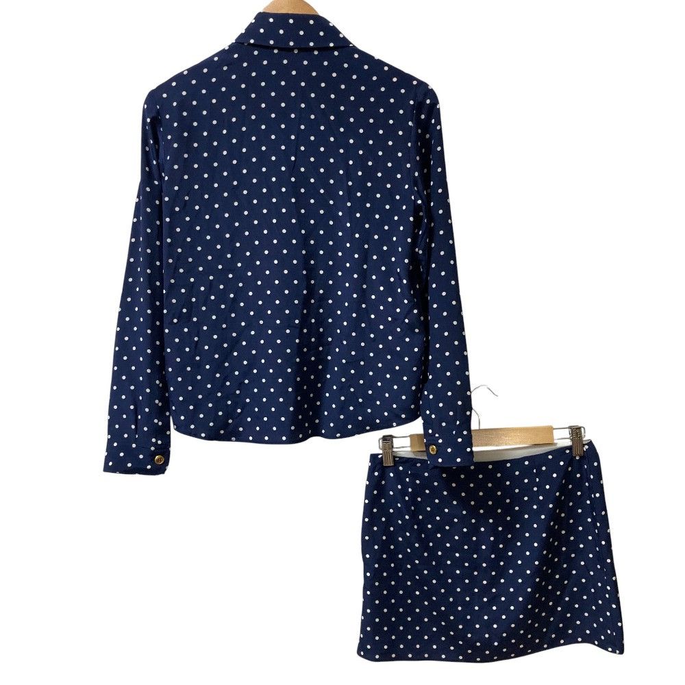 Miu Miu Miu Miu Miu Miu Polka Dot Crepe de Chine Setup Textile Tops DUTY FREE for USA Size ONE SIZE - 2 Thumbnail