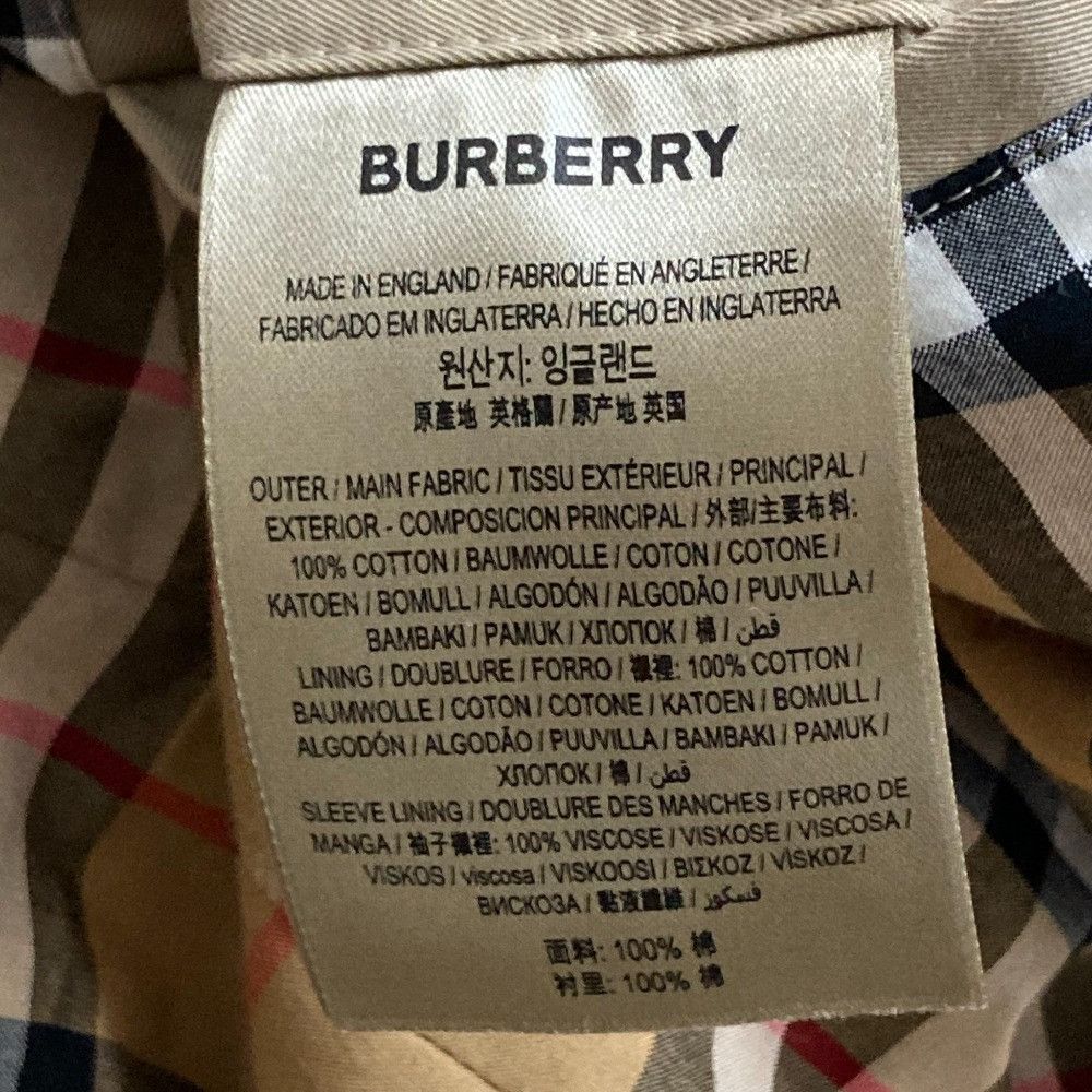Burberry Burberry Burberry THE PIMLICO Cotton Coat Textile Outerwear 8028040 DUTY FREE for USA Size ONE SIZE - 10 Thumbnail