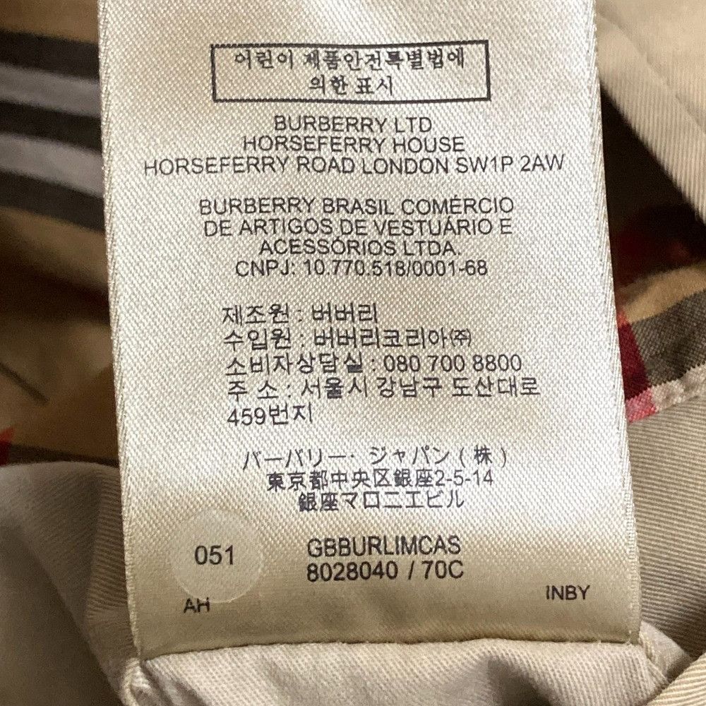 Burberry Burberry Burberry THE PIMLICO Cotton Coat Textile Outerwear 8028040 DUTY FREE for USA Size ONE SIZE - 11 Thumbnail