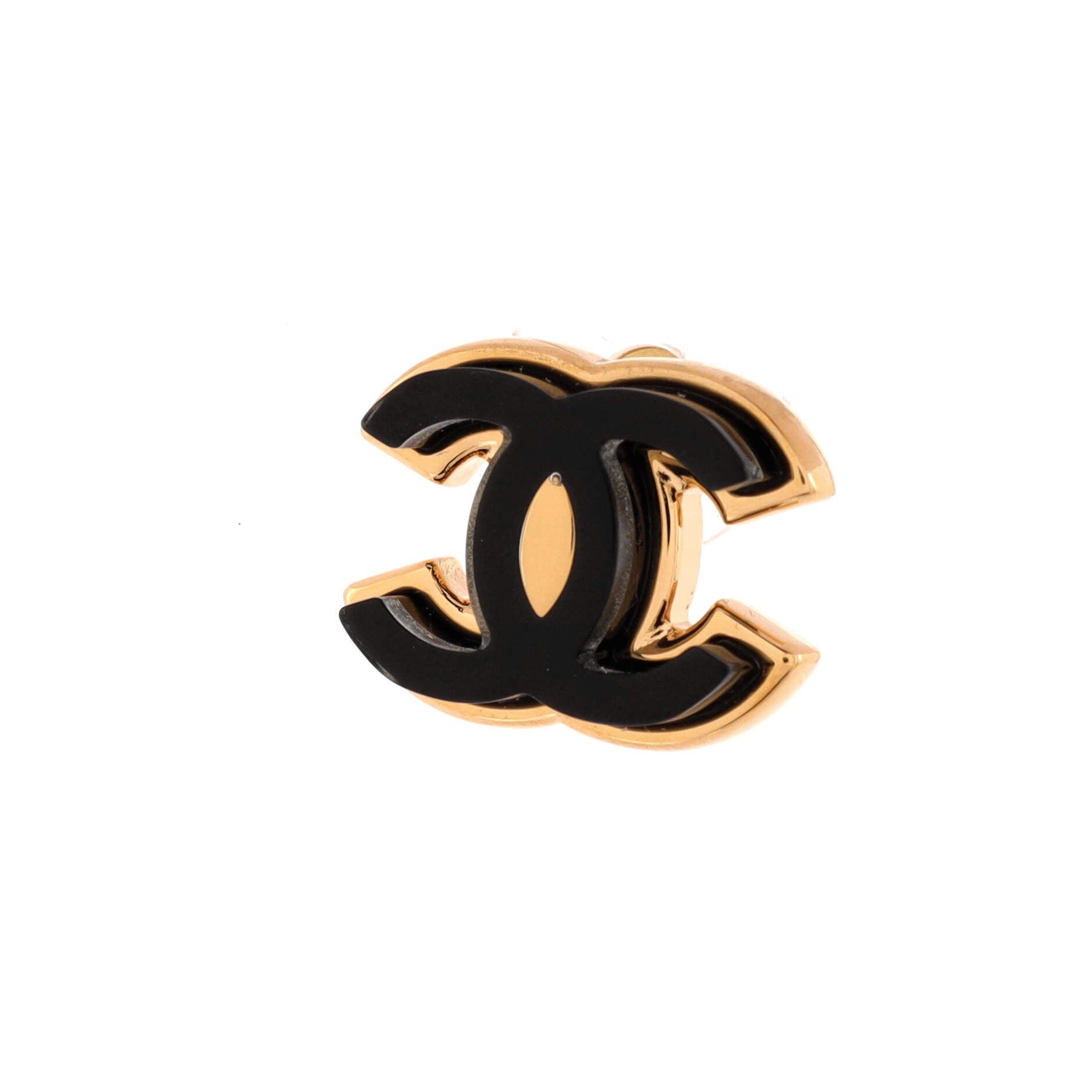 Chanel CC Stud Earrings Size ONE SIZE - 2 Thumbnail