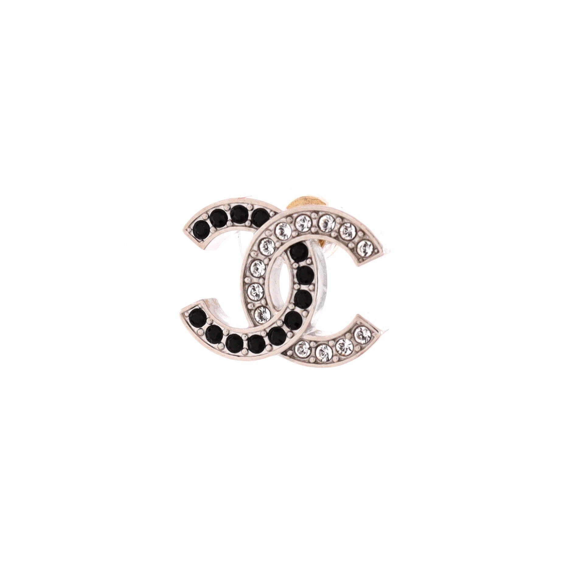 Chanel CC Stud Earrings Size ONE SIZE - 2 Thumbnail