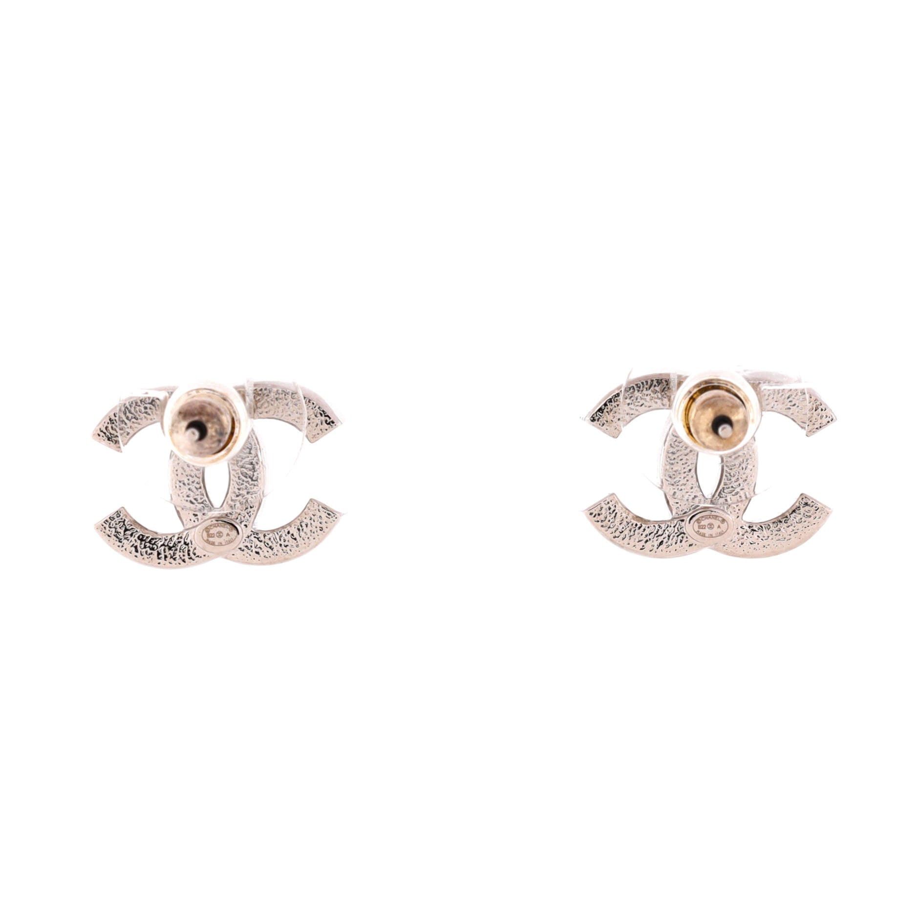 Chanel CC Stud Earrings Size ONE SIZE - 3 Thumbnail