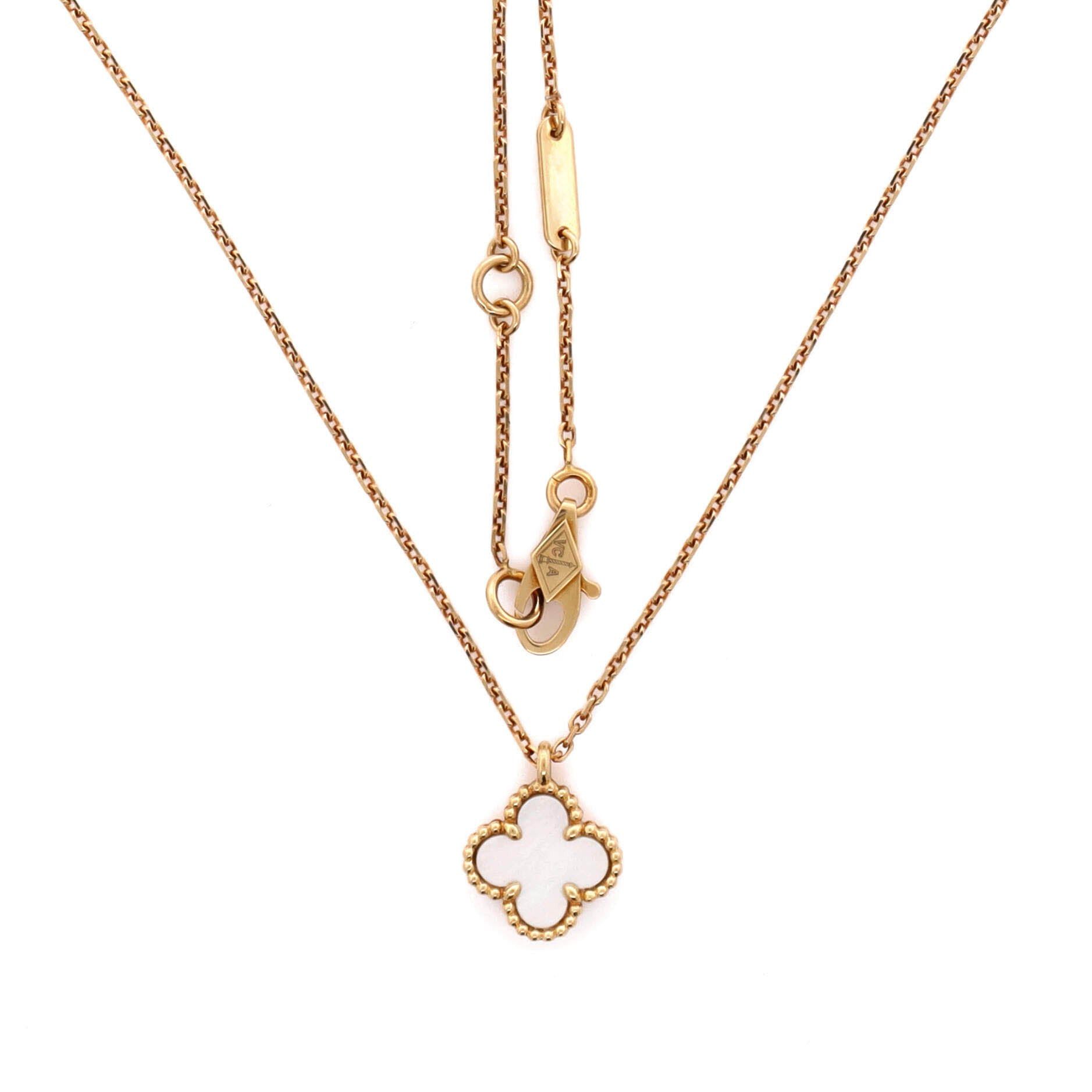 Van Cleef & Arpels Sweet Alhambra Pendant Necklace Size ONE SIZE - 3 Thumbnail