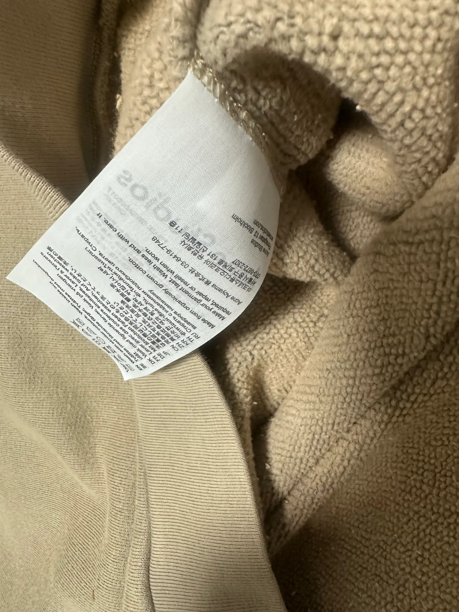 Acne Studios Acne Studios LOGO FLEECE SWEATER Sweatshirt Size S / US 4 / IT 40 - 5 Thumbnail