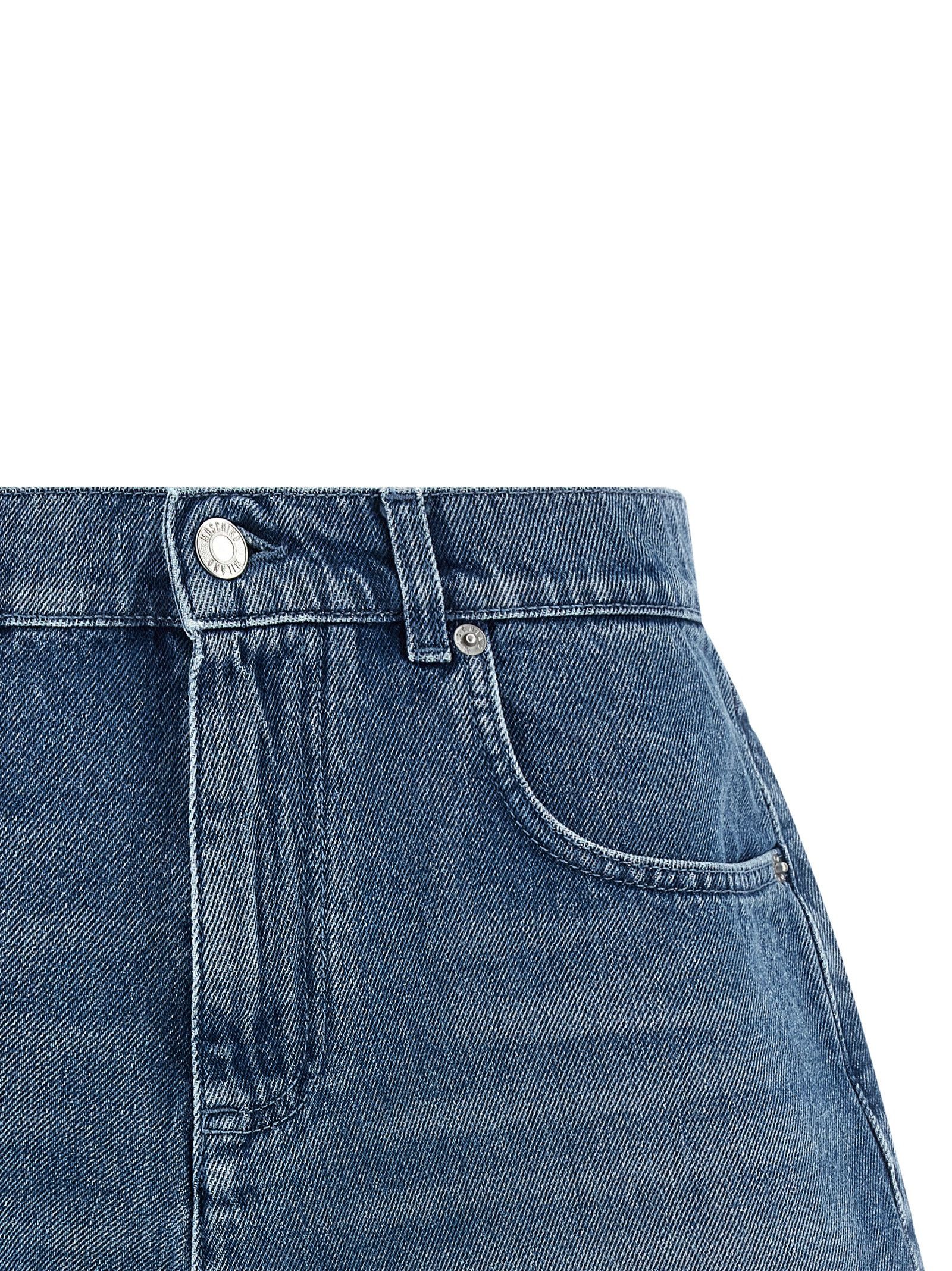 Moschino 'Heart' Shorts Size 28" / US 6 / IT 42 - 3 Thumbnail