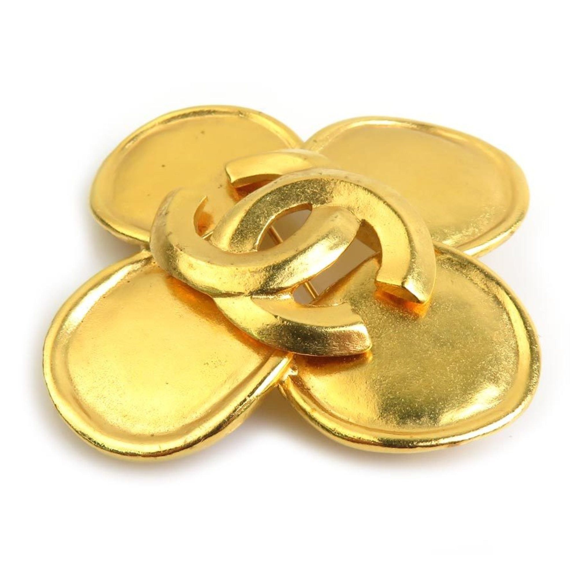 Chanel CHANEL Metal Gold Brooch for Women 56527a Size ONE SIZE - 2 Thumbnail