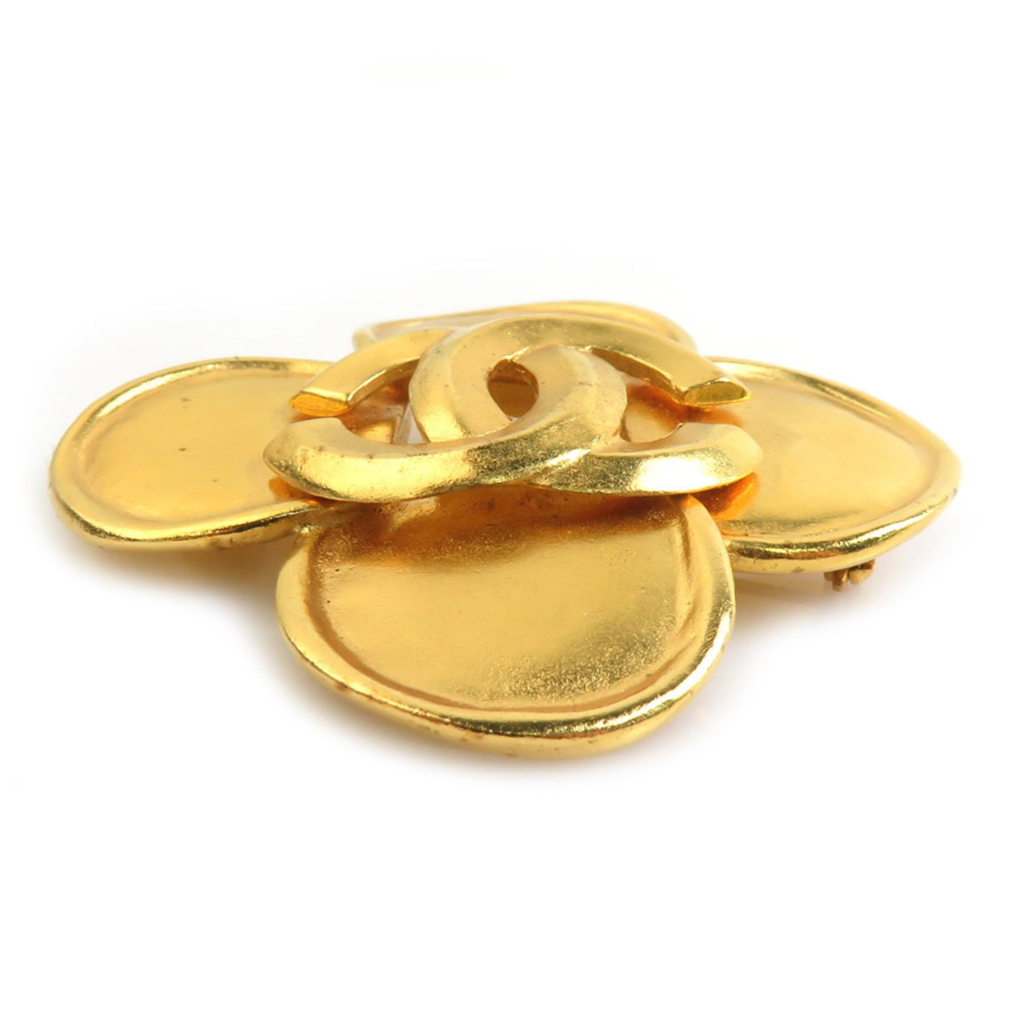 Chanel CHANEL Metal Gold Brooch for Women 56527a Size ONE SIZE - 3 Thumbnail