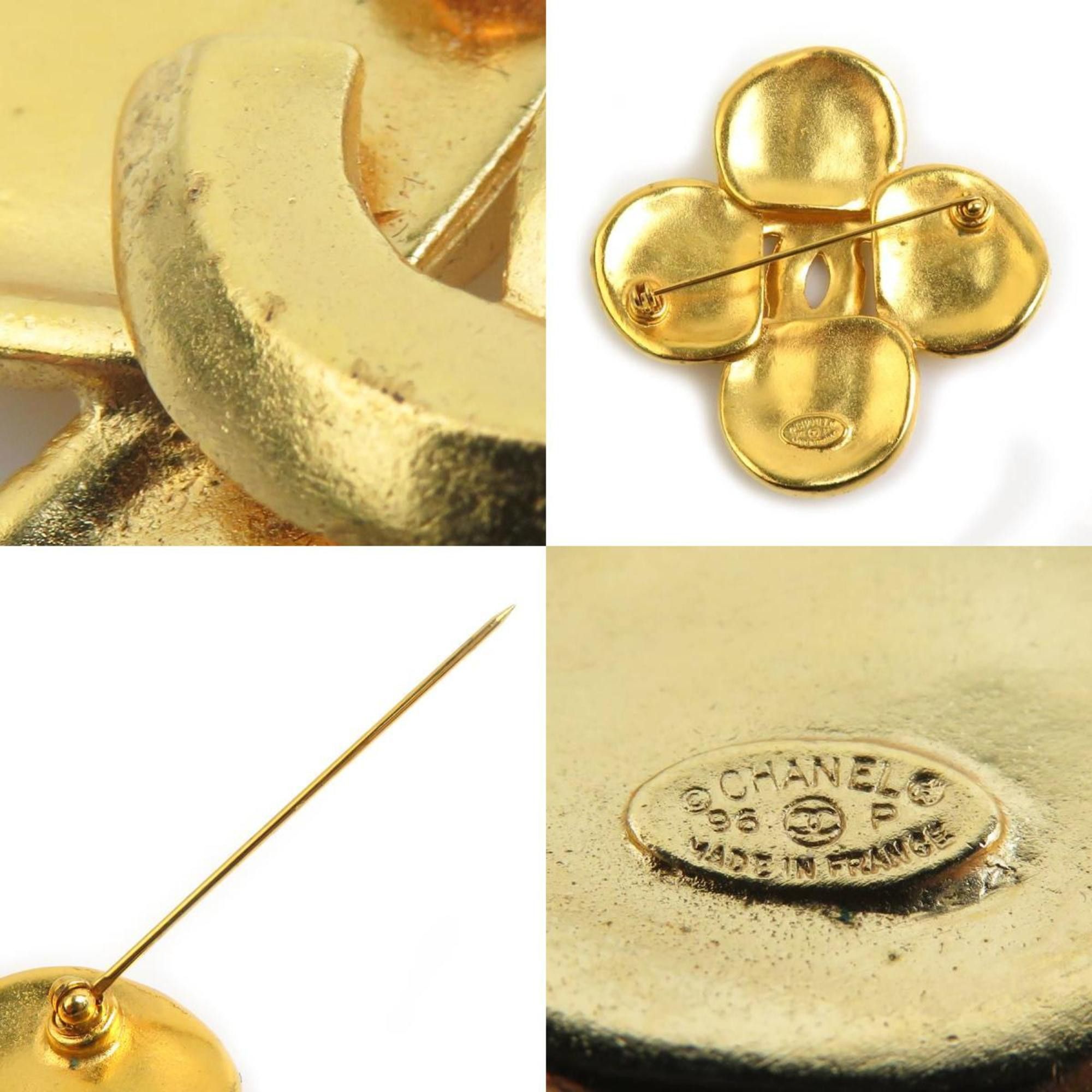 Chanel CHANEL Metal Gold Brooch for Women 56527a Size ONE SIZE - 5 Thumbnail