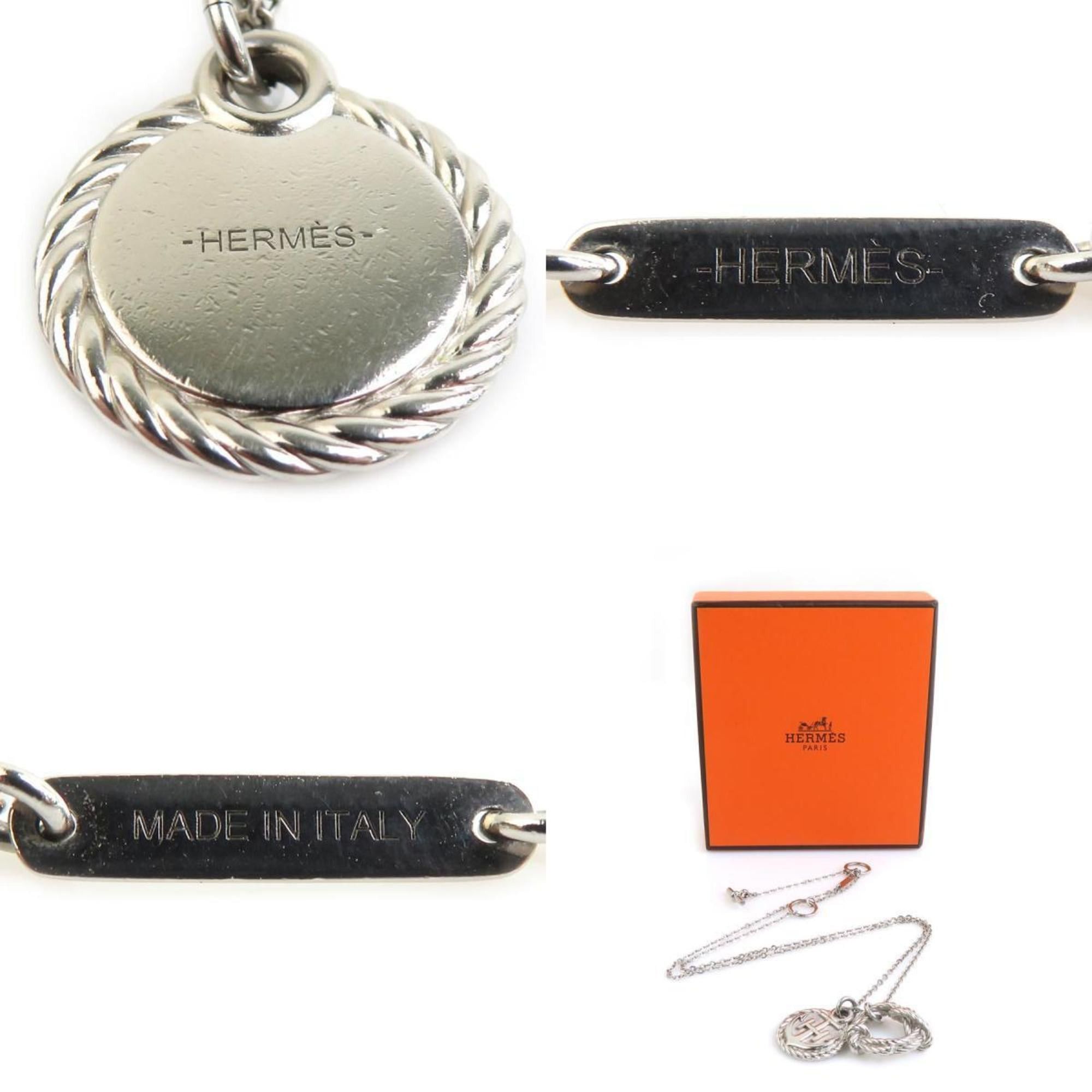 Hermes Hermes Hermès Cortage Rope Necklace in Silver, Women's, 56520a Size ONE SIZE - 4 Thumbnail