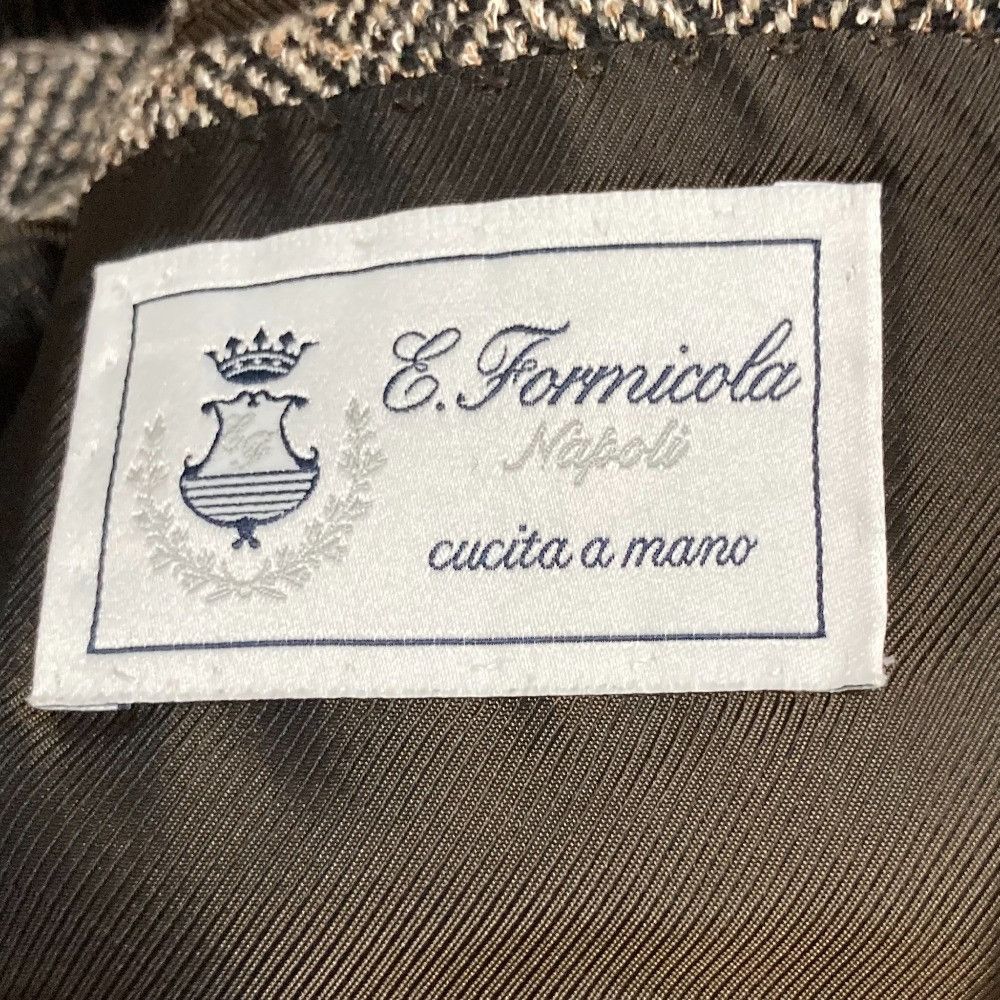 Other Other Errico Formicola Herringbone Double Breasted Ulster Coat Wool Coat Textile Outerwear DUTY FREE for USA Size ONE SIZE - 6 Thumbnail