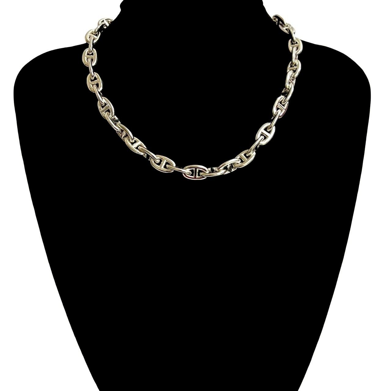 Hermes Hermes Hermès Chaîne d'Ancre PM Silver 925 Necklace Precious Metal Necklace DUTY FREE for USA Size ONE SIZE - 2 Thumbnail