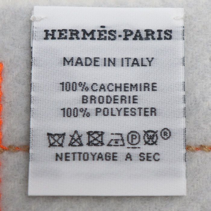 Hermes Hermes Hermès Grand Brodé Berlino Cashmere Scarf Textile Scarf H259149S01 DUTY FREE for USA Size ONE SIZE - 4 Thumbnail