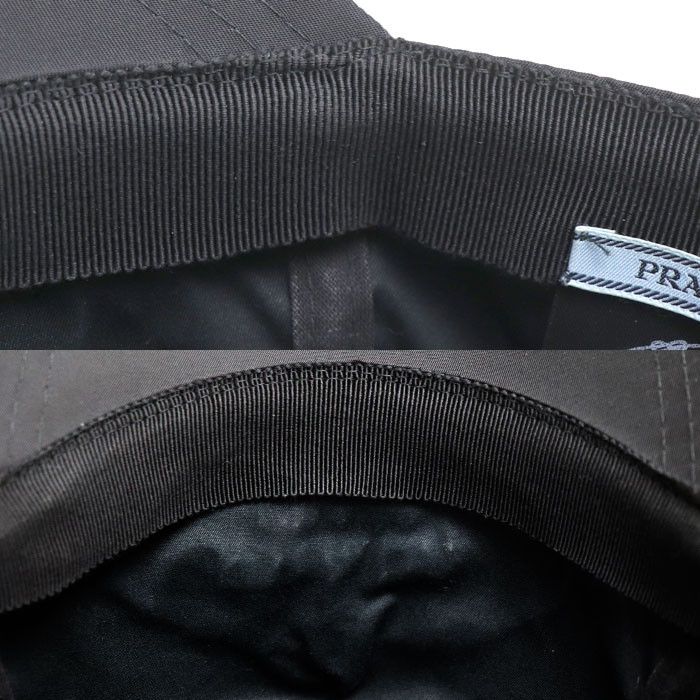 Prada Prada Prada Re-Nylon Baseball Cap Textile Hats 1HC179 2DMI DUTY FREE for USA Size ONE SIZE - 7 Thumbnail