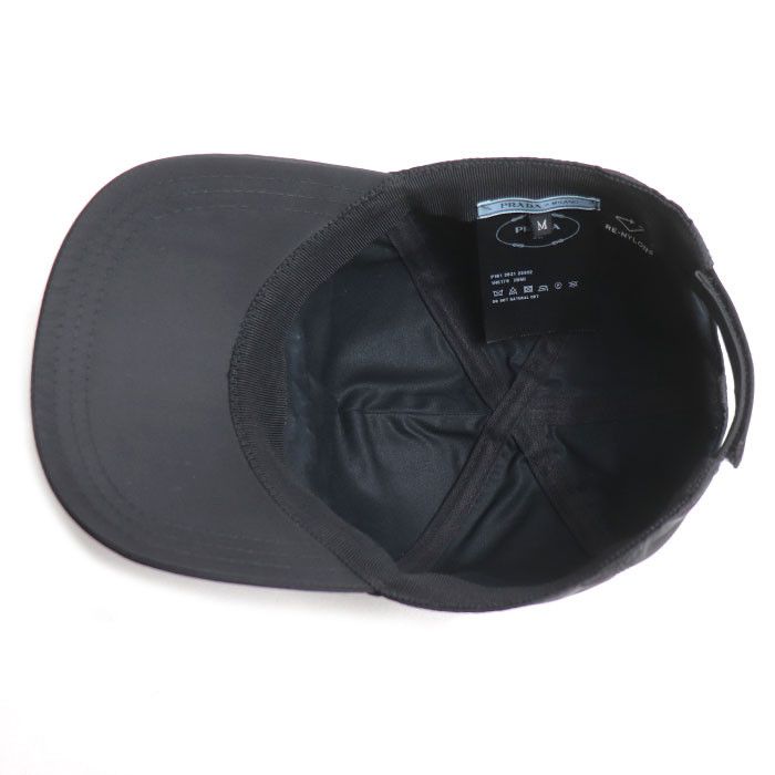 Prada Prada Prada Re-Nylon Baseball Cap Textile Hats 1HC179 2DMI DUTY FREE for USA Size ONE SIZE - 6 Thumbnail