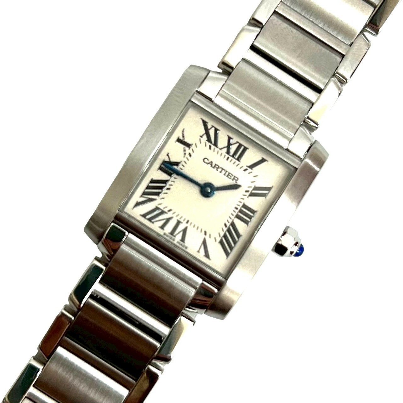 Cartier Cartier Cartier Tank Française Stainless Steel Quartz Metal Quartz 32003 DUTY FREE for USA Size ONE SIZE - 6 Thumbnail