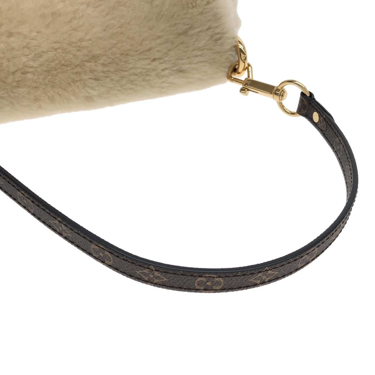Louis Vuitton Louis Vuitton Louis Vuitton Cozygram Sunset Shearling Coated Canvas Shoulder Bag Fur Shoulder Bag M12097 DUTY FREE for USA Size ONE SIZE - 5 Thumbnail