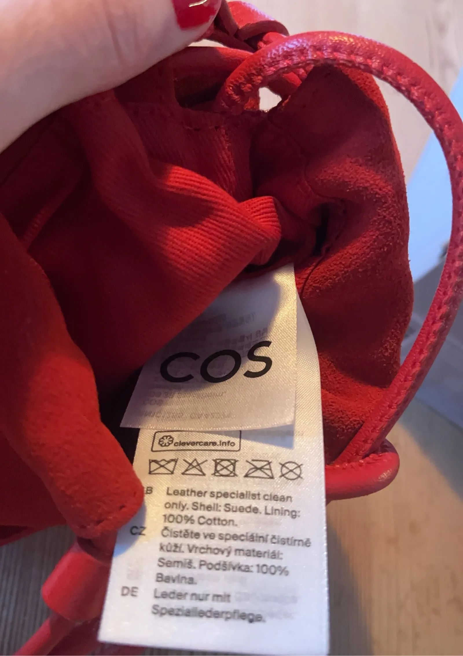 Cos Cos Cavatelli telefonväska i läder Crossbody Bag Size ONE SIZE - 5 Thumbnail