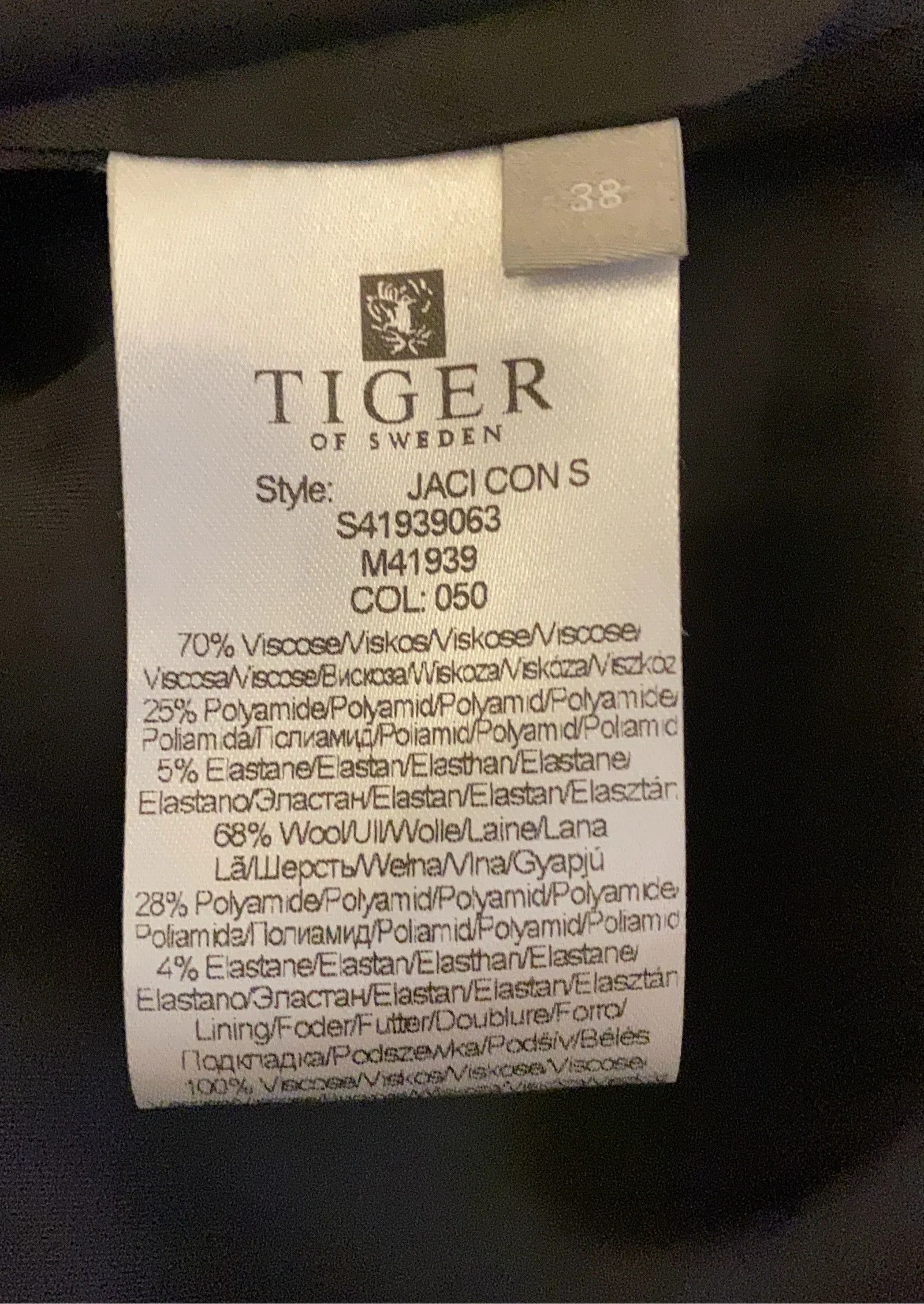 Tiger of Sweden Tiger of Sweden Jaci con s Blazer Size S / US 4 / IT 40 - 4 Thumbnail